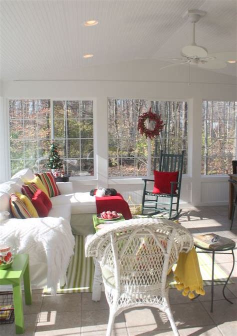 My Sunroom Is Ready For Christmasnow All We Need Is A Little Snow
