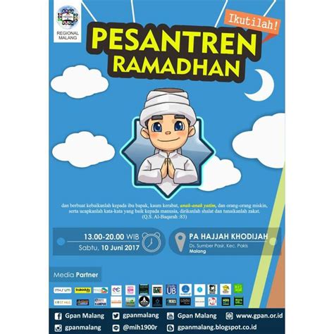 Tidak terasa kita semua umat islam akan kedatangan bulan istimewa yaitu bulan rhamadhan. Poster Pesantren Ramadhan Eventkampus Com
