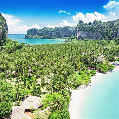 Premium Photo Beauty Landscape From Viewpoint At Railay Beach Thailand