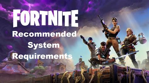 Fortnite Battle Royale System Requirements 2019