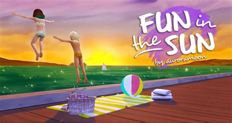 Sims 4 Ccs The Best Fun In The Sun Set Swimwear For Kids By