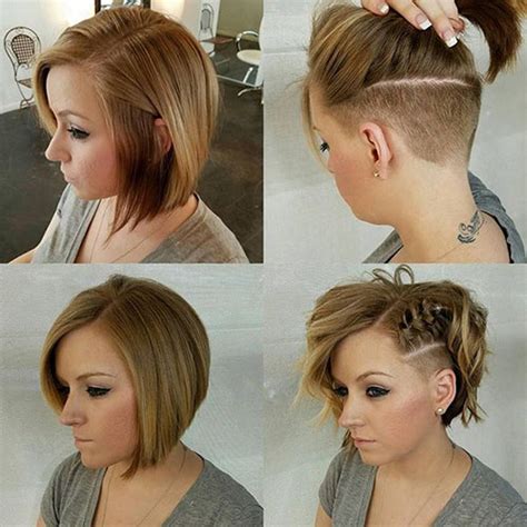 20 Amazing Short Hair Shaved Sides Female Hairstyles And Haircuts