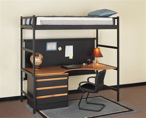 Loft Bed Desk Combo Furniture Homesfeed