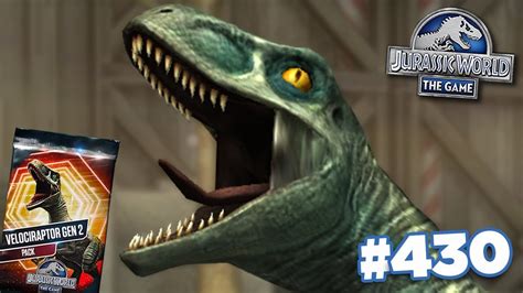 A New Raptor In The Game Jurassic World The Game Ep430 Hd Youtube