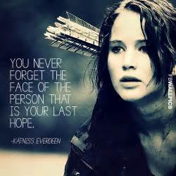 Katniss Everdeen Never Forget Hunger Games Quote Facebook Picture