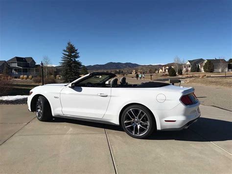 6th Gen White 2015 Ford Mustang Gt Premium Convertible Sold