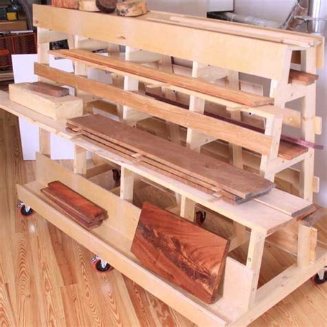 Cut pieces to assemble diy pipe clamp rack. Mobile Lumber Cart Plans - WoodWorking Projects & Plans