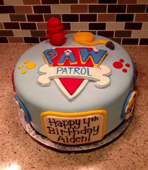 Paw Patrol Cake Love This Cake Happy 4th Birthday 3rd Birthday