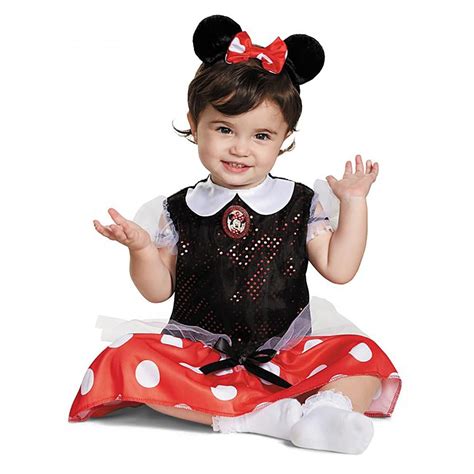 Minnie Mouse Costume Classic Red Dress Toddler Outfit