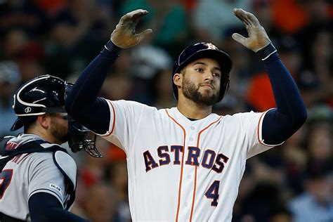 Find the perfect george springer stock photos and editorial news pictures from getty images. Astros star George Springer punished for slurring ump ...