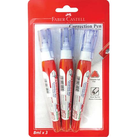 Image not available for color: Buy Faber-Castell Correction Pen 8ml PRL10 - 3Piece Online ...
