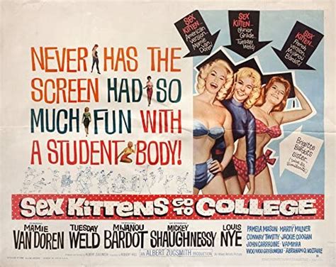 Sex Kittens Go To College 1960 Us Half Sheet Poster At Amazons