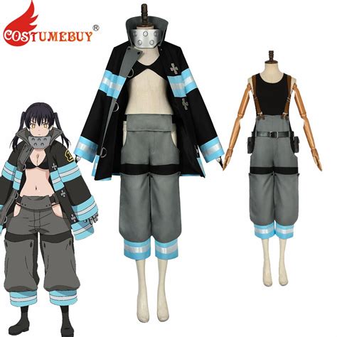 Costumebuy Fire Force Tamaki Kotatsu Cosplay Costume Blazing