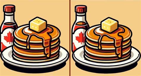 Pouvez Vous Trouver Les Diff Rences Entre Les Images De Pancakes En