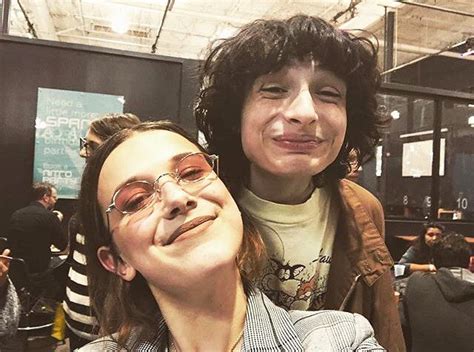 Stranger Things Millie Bobby Brown And Finn Wolfhard Eleven Mike