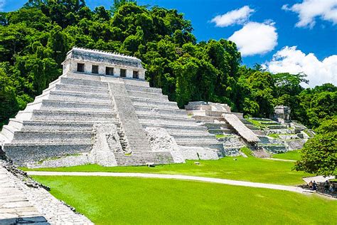 The Temple Of The Inscriptions At Palenque