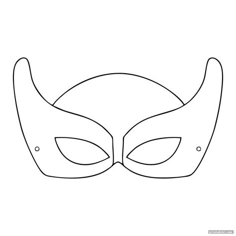 Use these jumbo superhero word cutouts for superhero parties or for decorating any comic book enthusiast's room! Printable Superhero Mask Cutouts - Printabler.com
