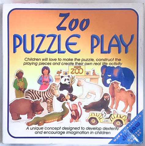 Zoo Animals 3d Puzzle Early Learning Game 23 Slot In Pieces Match