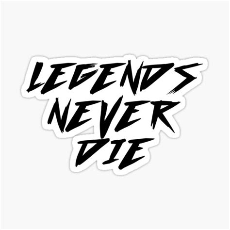 Legends Never Die Juice Wrld Stickers Redbubble
