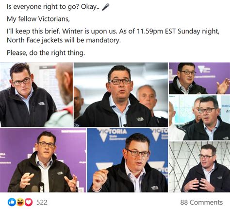 Joining a long list of. How to perfectly impersonate Daniel Andrews - upstart