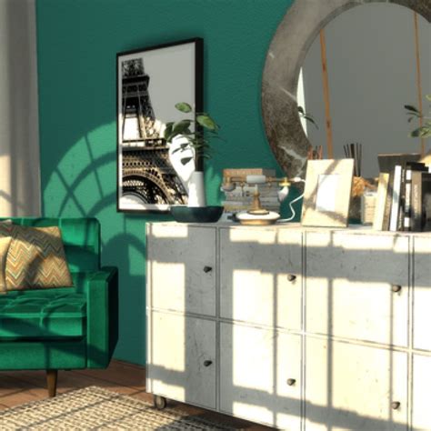 Emerald Room Setup By Aaldsims The Sims 4 Download Simsdomination