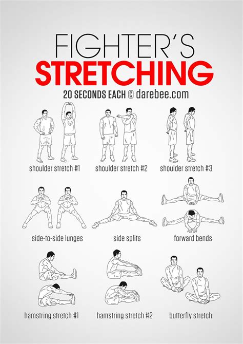 Fighters Stretching Fitness Club Pinterest