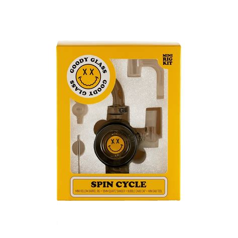 Goody Glass Spin Cycle Mini Rig Kit Smoke 1 Count Mj Wholesale