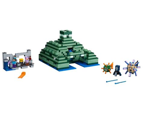 Lego Set 21136 1 The Ocean Monument 2017 Minecraft Rebrickable