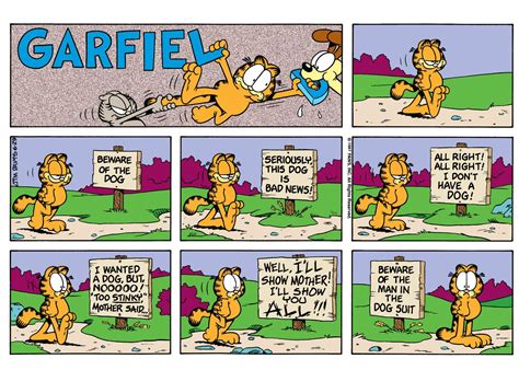 Garfield Turns 35 Garfield Comics Funny Comic Strips Classic Comics