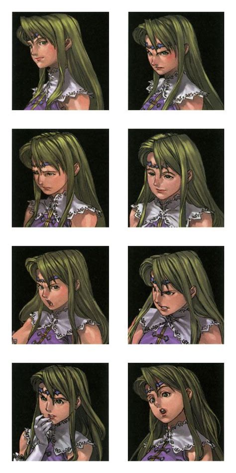 Mystina Faces Characters And Art Valkyrie Profile Face Art