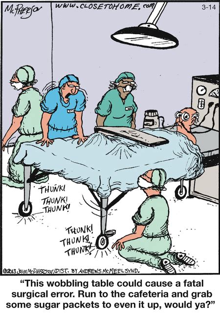 Today On Close To Home Comics By John Mcpherson Hospital Humor