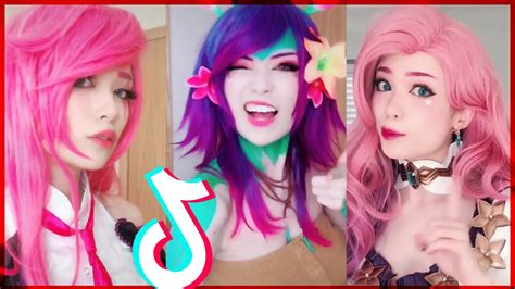 Best Tik Tok Cosplay Compilation League Of Legends Edition Youtube