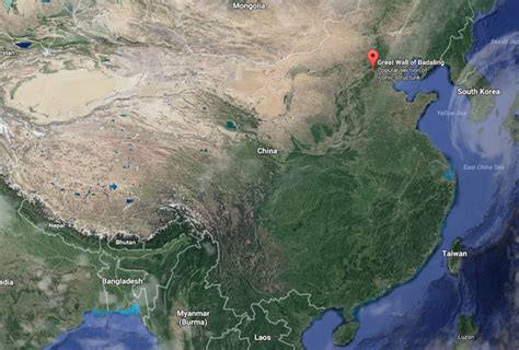 Slogan google of china answer. How to visualize the Great Wall of China using Google ...