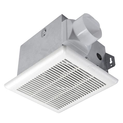 Ceiling fans should be installed or mounted, in the middle of the room and at least 7 feet above the floor and 18 inches from the walls. Hampton Bay 70 CFM No Cut Ceiling Mount Exhaust Bath Fan ...