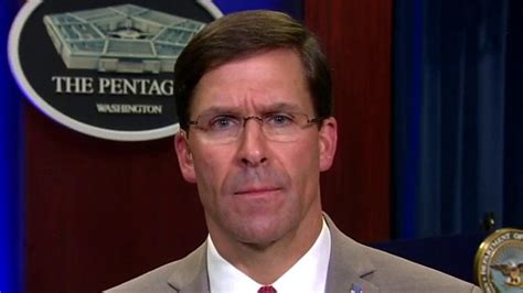 Defense Chief Esper Military Focused On Supporting Whole Of