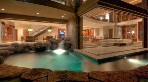 Luxury Homes With Indoor Pools Pool Design Ideas