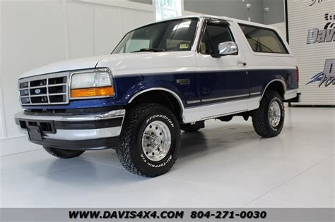 1996 Ford Bronco Xlt 4x4 Obs Classic Sold