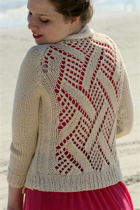 Knitting Pattern For Rockaway Cardigan This Long Sleeved Raglan