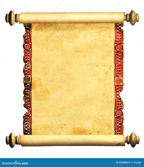 3d Scroll Of Old Parchment Stock Photos Image 22398513