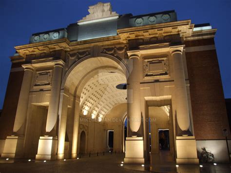 Menin Gate At Night Nov 2010 By Mikebeehan On Deviantart