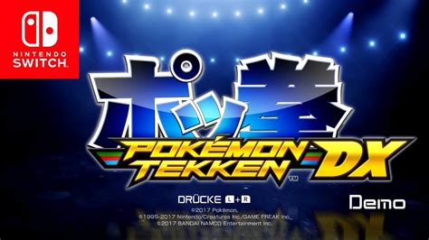 Pokémon Tekken Dx Nintendo Switch Demo Gameplay Youtube