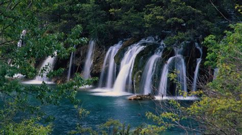 обои пейзаж водопад природа Национальный парк Джунгли