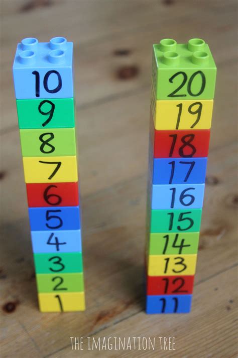 Counting And Measuring With Lego Preschool Maths Game Preschool Math