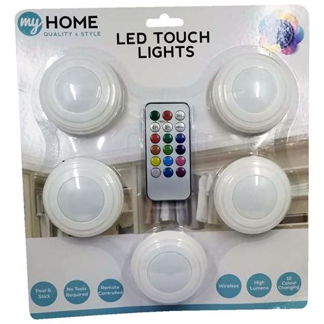 Led Touch Light With Remote Control Pack