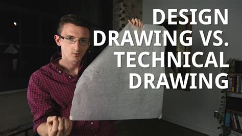 Design Drawing Vs Technical Drawing Youtube