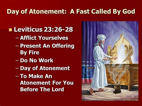 Sermon Day Of Atonement A Fast Called By God Neal Parker Ppt