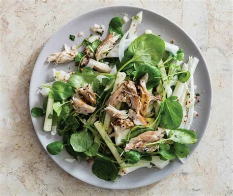 Fennel And Apple Salad With Smoked Mackerel Daily Mediterranean Diet