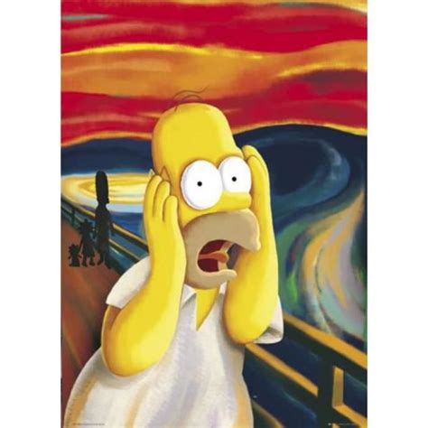 Les Simpson Posters Xxl Homer Scream 136 X 96 Cm Les Simpson Posters Xxl Homer Scream