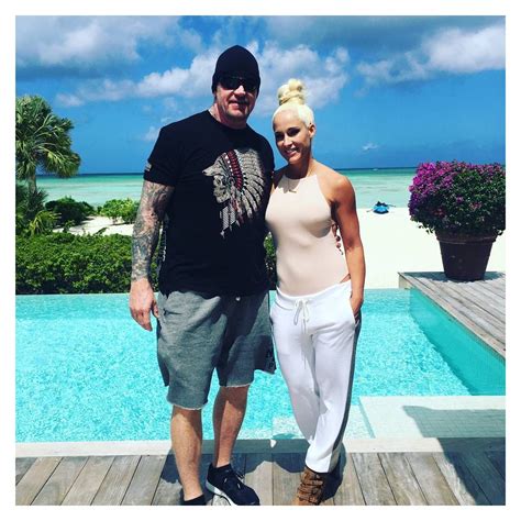 Iconic Wwe Superstar The Undertaker Mark Calaway And His Wife