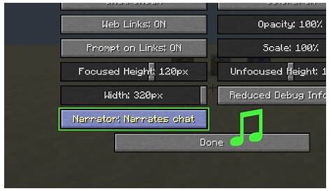 how to turn off minecraft narrator